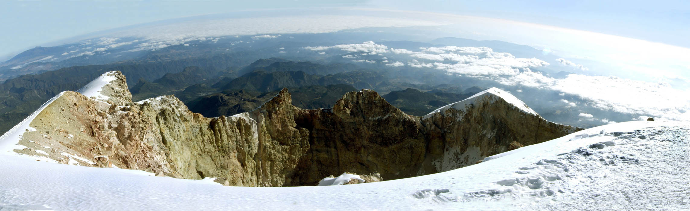  Vrcholov� kr�ter Pico de Orizaba 