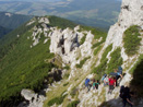 Radov skly, stoupn na Siv vrch